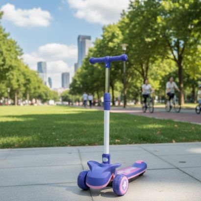 صورة سكوتر ملون للأطفال بألوان زاهية وجذابة